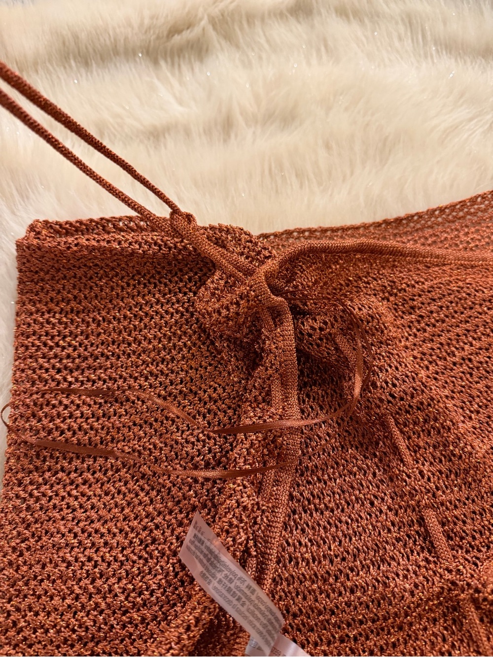 Victoria's Secret Rust Knit Maxi Coverup - Picture 3 of 8
